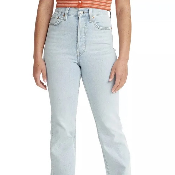 NWOT❤️ Levis Ribcage Flare High Rise Size 25 - Picture 2 of 9